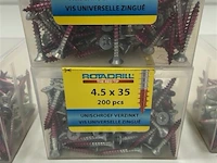 Rotadrill houtschroef pz-2 4 x 35 400 stuks - afbeelding 3 van  3