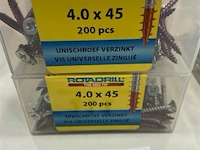 Rotadrill houtschroef pz-2 4 x 45 400 stuks - afbeelding 1 van  3