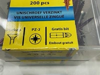 Rotadrill houtschroef pz-2 4 x 45 400 stuks - afbeelding 3 van  3