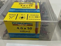 Rotadrill houtschroef pz-2 4 x 50 200 stuks - afbeelding 1 van  3