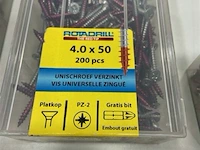 Rotadrill houtschroef pz-2 4 x 50 200 stuks - afbeelding 3 van  3