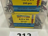 Rotadrill houtschroef pz-2 4 x 50 400 stuks - afbeelding 1 van  3