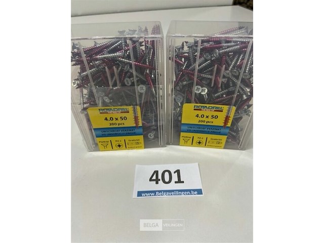 Rotadrill houtschroef pz-2 4 x 50 400 stuks - afbeelding 1 van  3