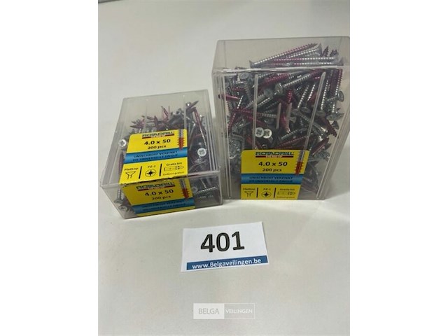 Rotadrill houtschroef pz-2 4 x 50 400 stuks - afbeelding 3 van  3