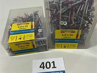 Rotadrill houtschroef pz-2 4 x 50 400 stuks - afbeelding 3 van  3