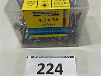 Rotadrill houtschroef pz-2 4,5 x 35 200 stuks - afbeelding 2 van  3