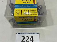 Rotadrill houtschroef pz-2 4,5 x 35 200 stuks - afbeelding 3 van  3