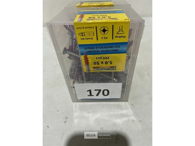 Rotadrill houtschroef pz-2 5 x 50 400 stuks - afbeelding 1 van  3