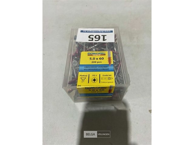 Rotadrill houtschroef pz-2 5 x 60 200 stuks - afbeelding 3 van  3