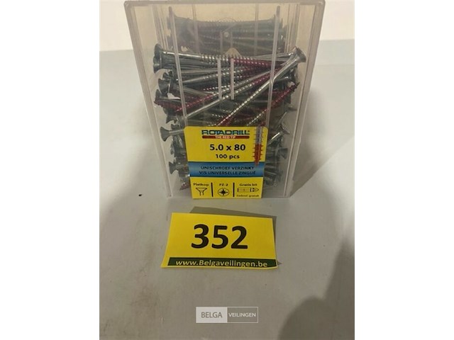 Rotadrill houtschroef pz-2 5 x 80 200 stuks - afbeelding 2 van  3