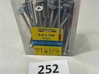 Rotadrill houtschroef pz-2 6 x 100 100 stuks - afbeelding 1 van  3