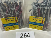 Rotadrill houtschroef pz-2 6 x 100 200 stuks - afbeelding 1 van  3