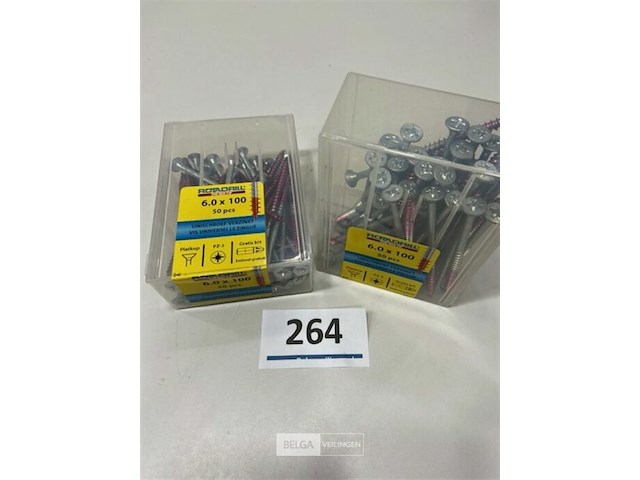 Rotadrill houtschroef pz-2 6 x 100 200 stuks - afbeelding 3 van  3