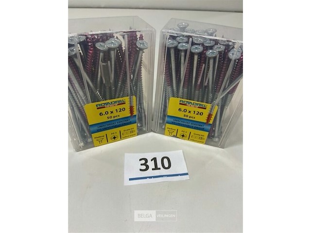 Rotadrill houtschroef pz-2 6 x 120 100 stuks - afbeelding 1 van  3