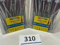 Rotadrill houtschroef pz-2 6 x 120 100 stuks - afbeelding 2 van  3