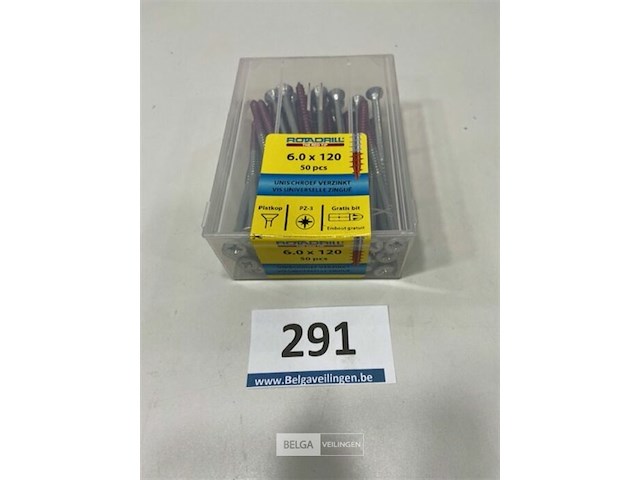 Rotadrill houtschroef pz-2 6 x 120 50 stuks - afbeelding 3 van  3