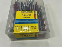 Rotadrill houtschroef pz2 5 x 90 100 stuks - afbeelding 3 van  3