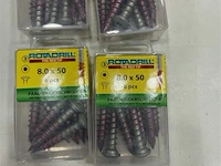 Rotadrill paalhouderschroef 8x50 32 stuks - afbeelding 3 van  3