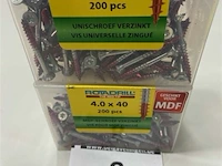 Rotadrill torx houtschroef 4 x 40 400 stuks - afbeelding 1 van  3