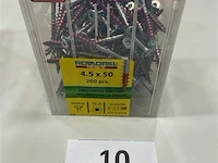 Rotadrill torx houtschroef 4,5 x 50 200 stuks - afbeelding 1 van  3
