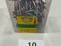 Rotadrill torx houtschroef 4,5x50 200 stuks - afbeelding 1 van  3