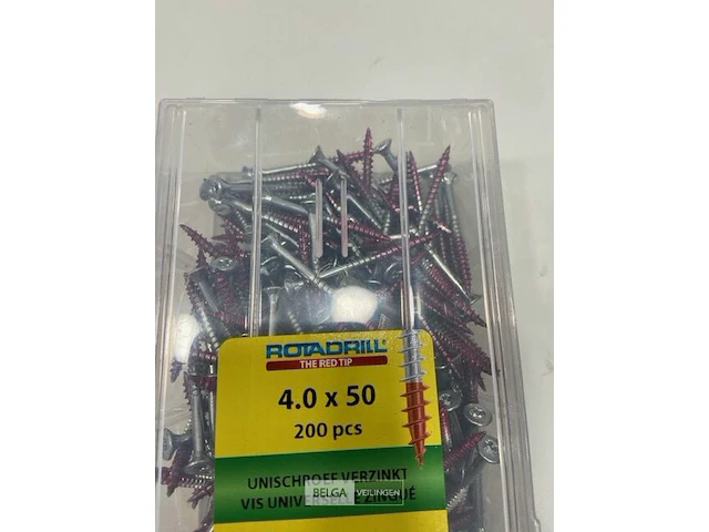 Rotadrill torx houtschroef 4x50 100 stuks - afbeelding 3 van  3