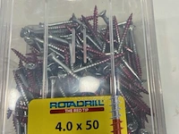 Rotadrill torx houtschroef 4x50 100 stuks - afbeelding 3 van  3
