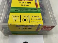 Rotadrill torx houtschroef 5x80 100 stuks - afbeelding 3 van  3