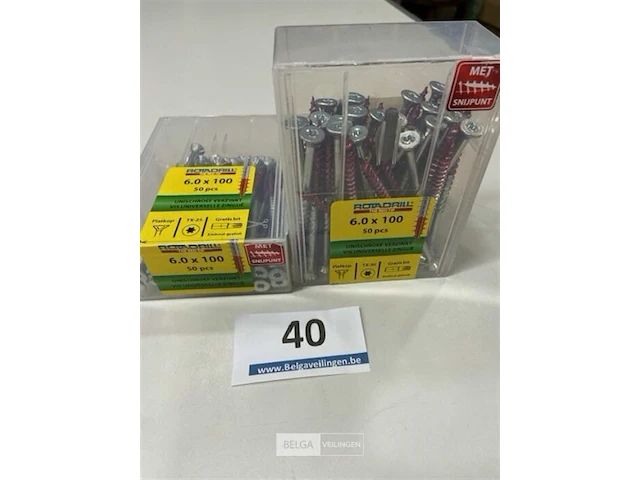 Rotadrill torx houtschroef 6 x 100 100 stuks - afbeelding 1 van  3