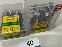 Rotadrill torx houtschroef 6 x 100 100 stuks - afbeelding 3 van  3