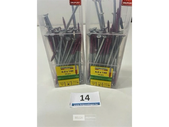 Rotadrill torx houtschroef 6 x 140 100 stuks - afbeelding 2 van  3