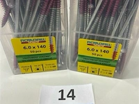 Rotadrill torx houtschroef 6 x 140 100 stuks - afbeelding 3 van  3