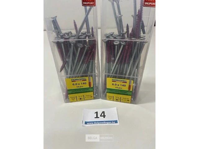 Rotadrill torx houtschroef 6 x 140 100 stuks - afbeelding 1 van  3