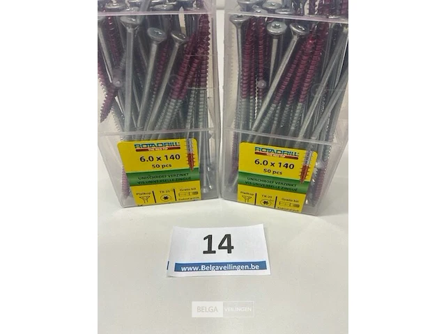Rotadrill torx houtschroef 6 x 140 100 stuks - afbeelding 3 van  3