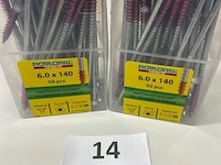 Rotadrill torx houtschroef 6 x 140 100 stuks - afbeelding 3 van  3