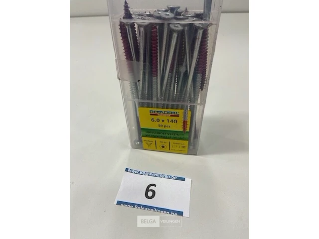 Rotadrill torx houtschroef 6 x 140 50 stuks - afbeelding 1 van  3