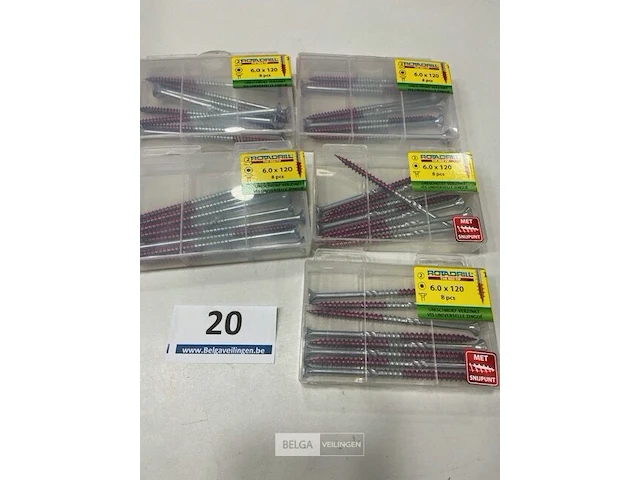 Rotadrill torx houtschroef 6x120 40 stuks - afbeelding 1 van  3