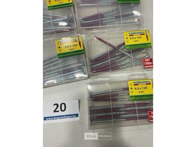 Rotadrill torx houtschroef 6x120 40 stuks - afbeelding 3 van  3