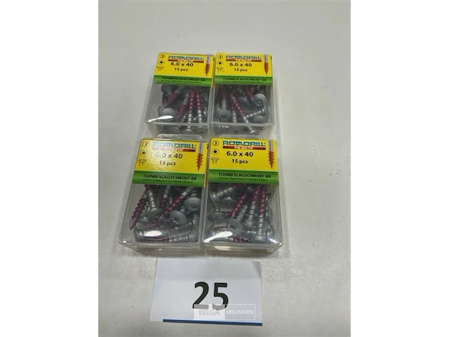 Rotadrill tuinbeslagschroef ar 6x40 90 stuks - afbeelding 1 van  3