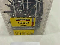 Rotadrill vlonderschroef rvs 5 x 50 mm 200 stuks torx - afbeelding 2 van  3