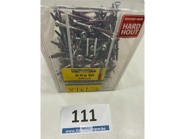 Rotadrill vlonderschroef rvs 5 x 50 mm 200 stuks torx - afbeelding 3 van  3