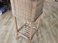 Rotan plantenstaander 28x28x71cm - afbeelding 1 van  3