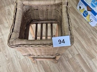 Rotan plantenstaander 28x28x71cm - afbeelding 2 van  3