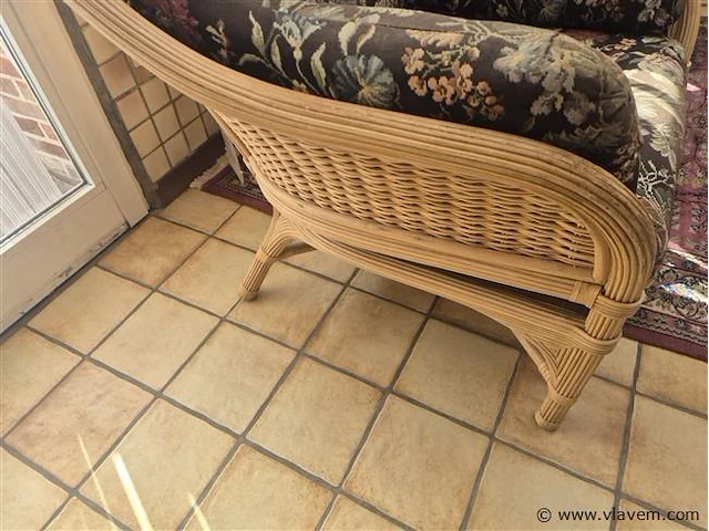 Rotan stoelen met kussens, 3 stuks - afbeelding 3 van  3