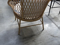 Rotan zitstoel met kussen - afbeelding 3 van  3