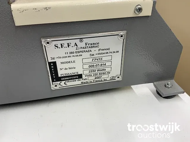 Roterende elektromagnetische warmtepers - afbeelding 7 van  7