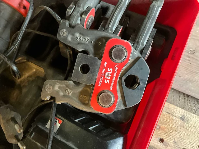 Rothenberger accu-mini-persmachine + 7 persbekken - afbeelding 7 van  10