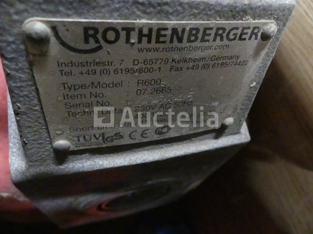 Rothenberger r600 draagbare elektrische fret - afbeelding 4 van  6