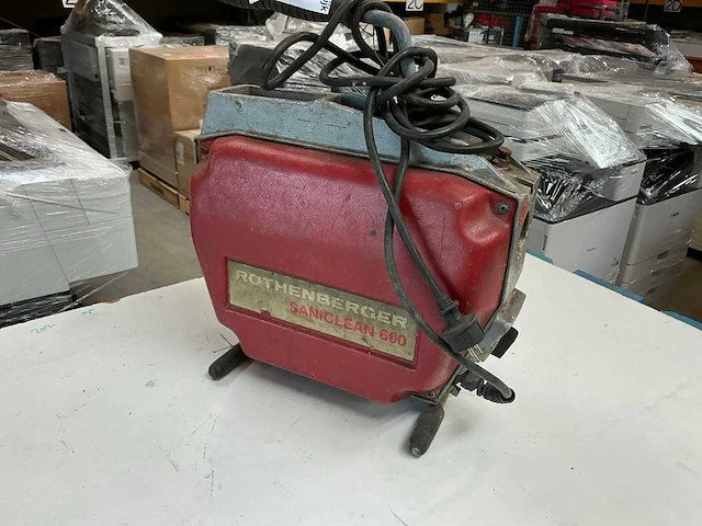Rothenberger saniclean r600 ontstoppingsmachine - afbeelding 4 van  6