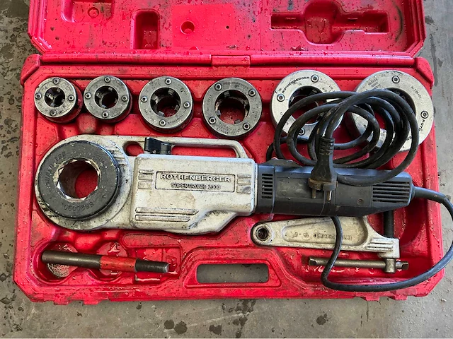 Rothenberger supertronic 2000 draadsnijmachine - afbeelding 2 van  2